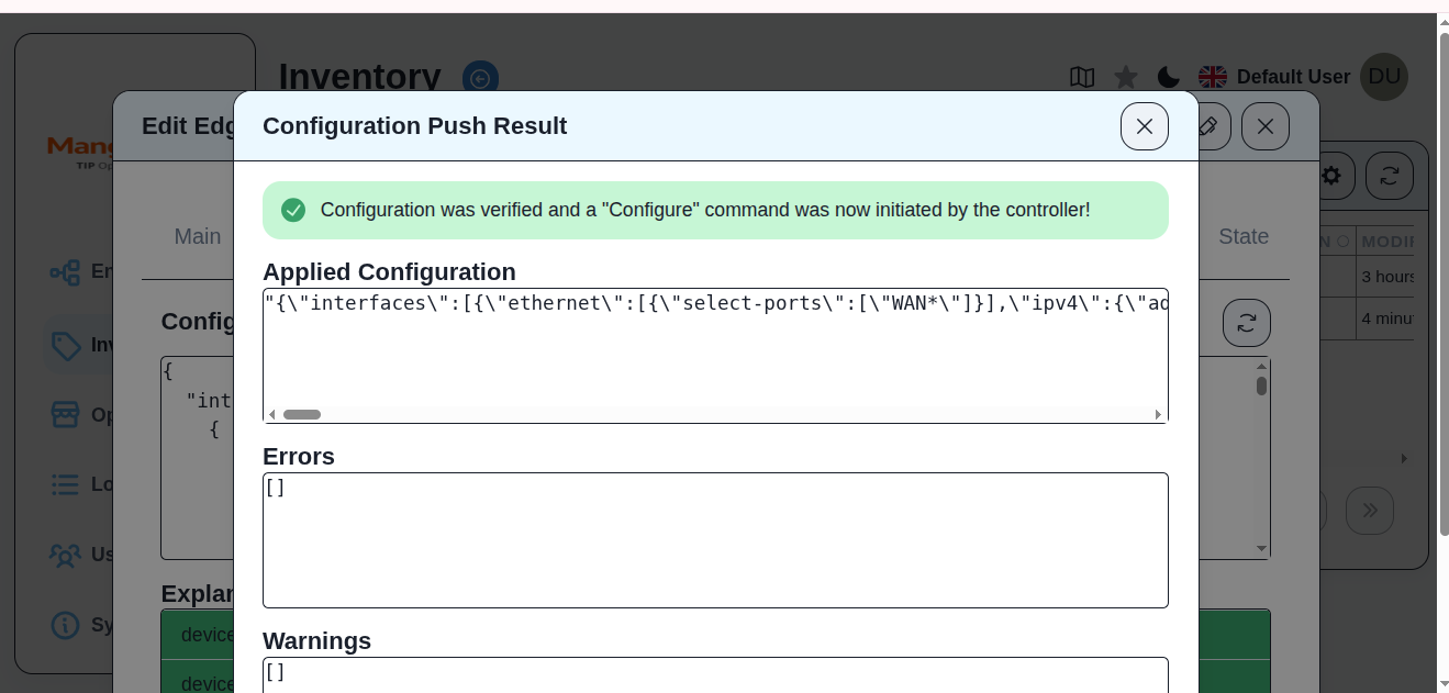 Computed configuration